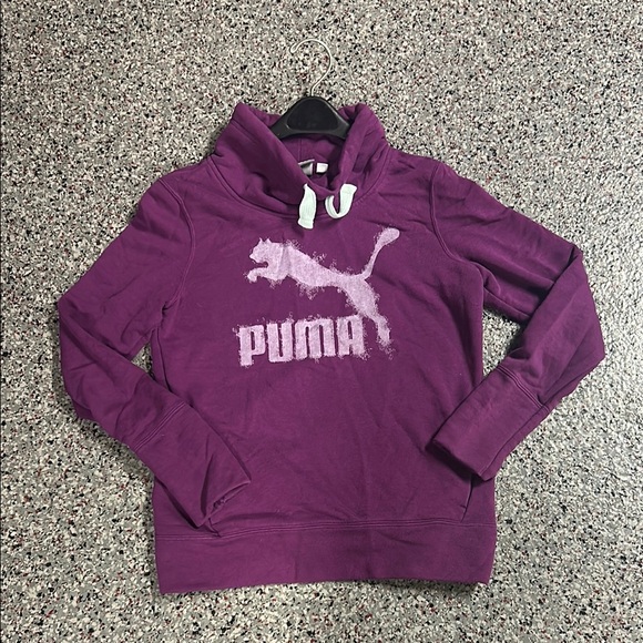 Puma Purple Sweatshirt small - Picture 1 of 4